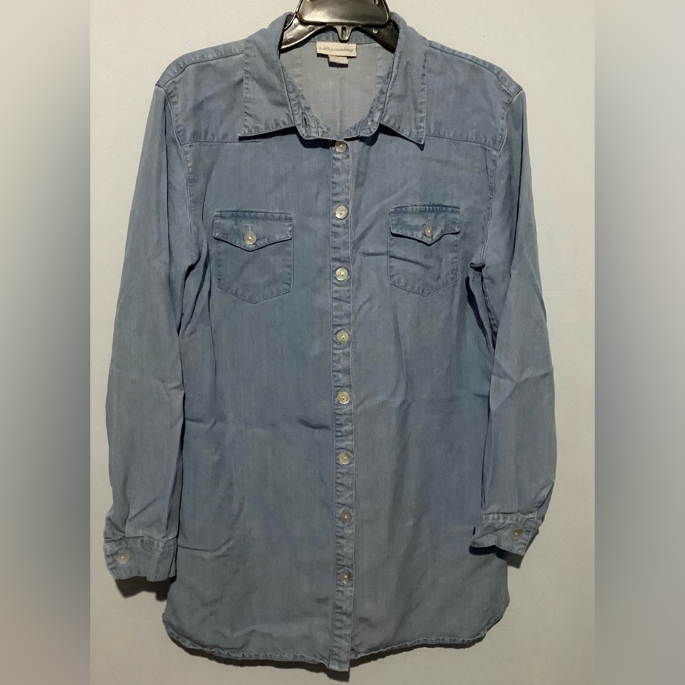 Soft Surroundings Women’s Large Button Down Shirt